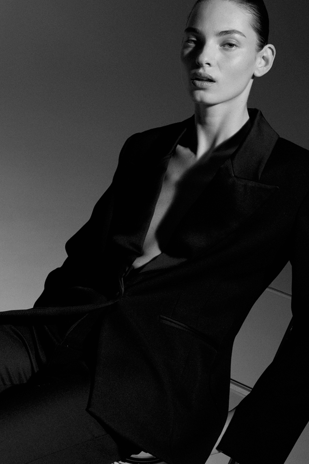 Workwear suiting - Major players tailored blazer and trouser in black