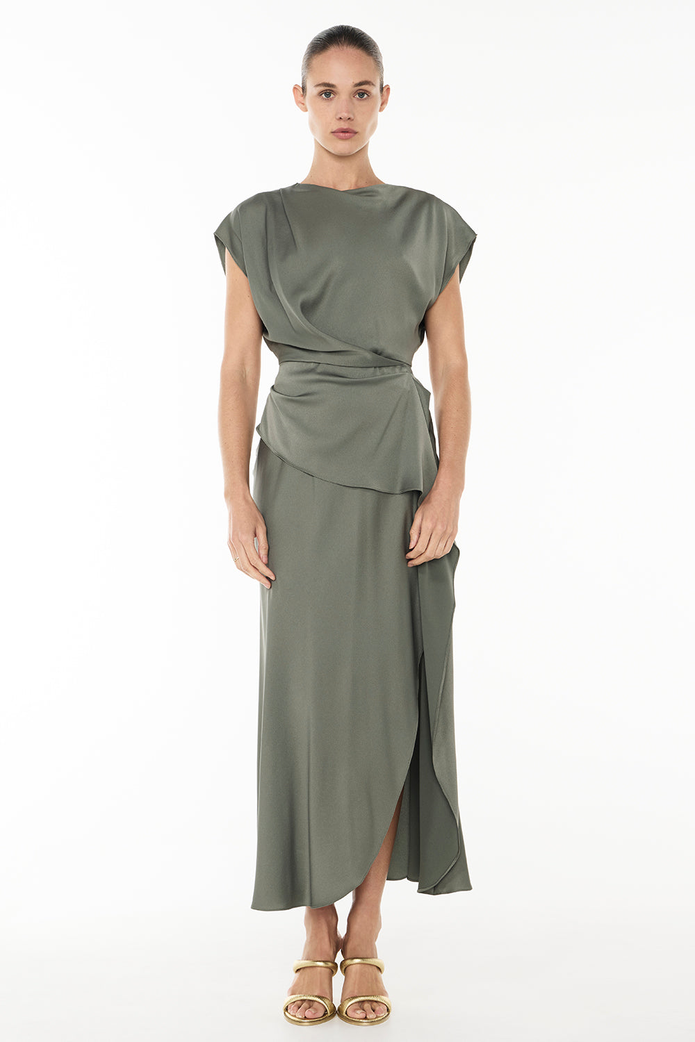 Fluid Notion Drape Dress