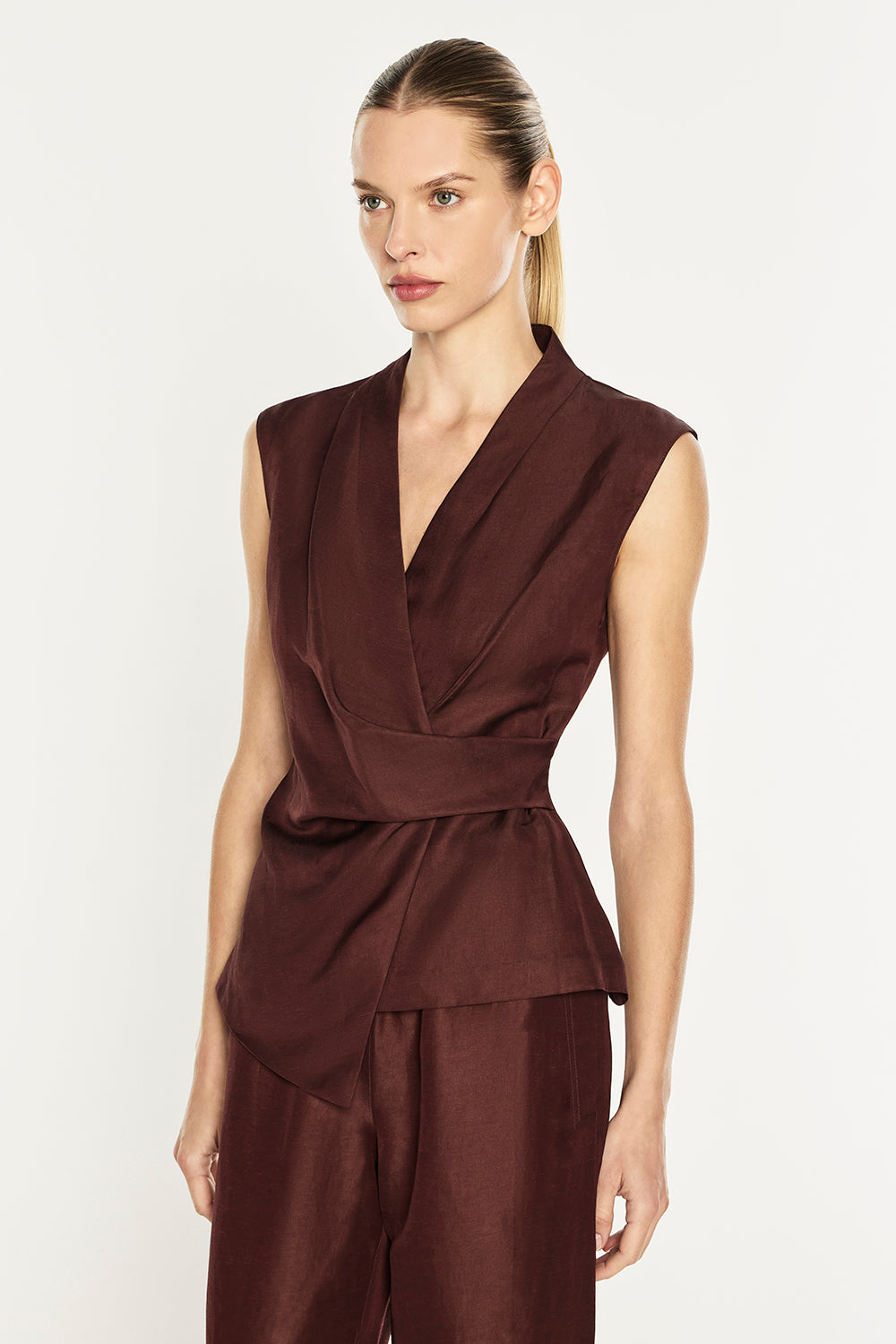 Rich Mix Wrap Top