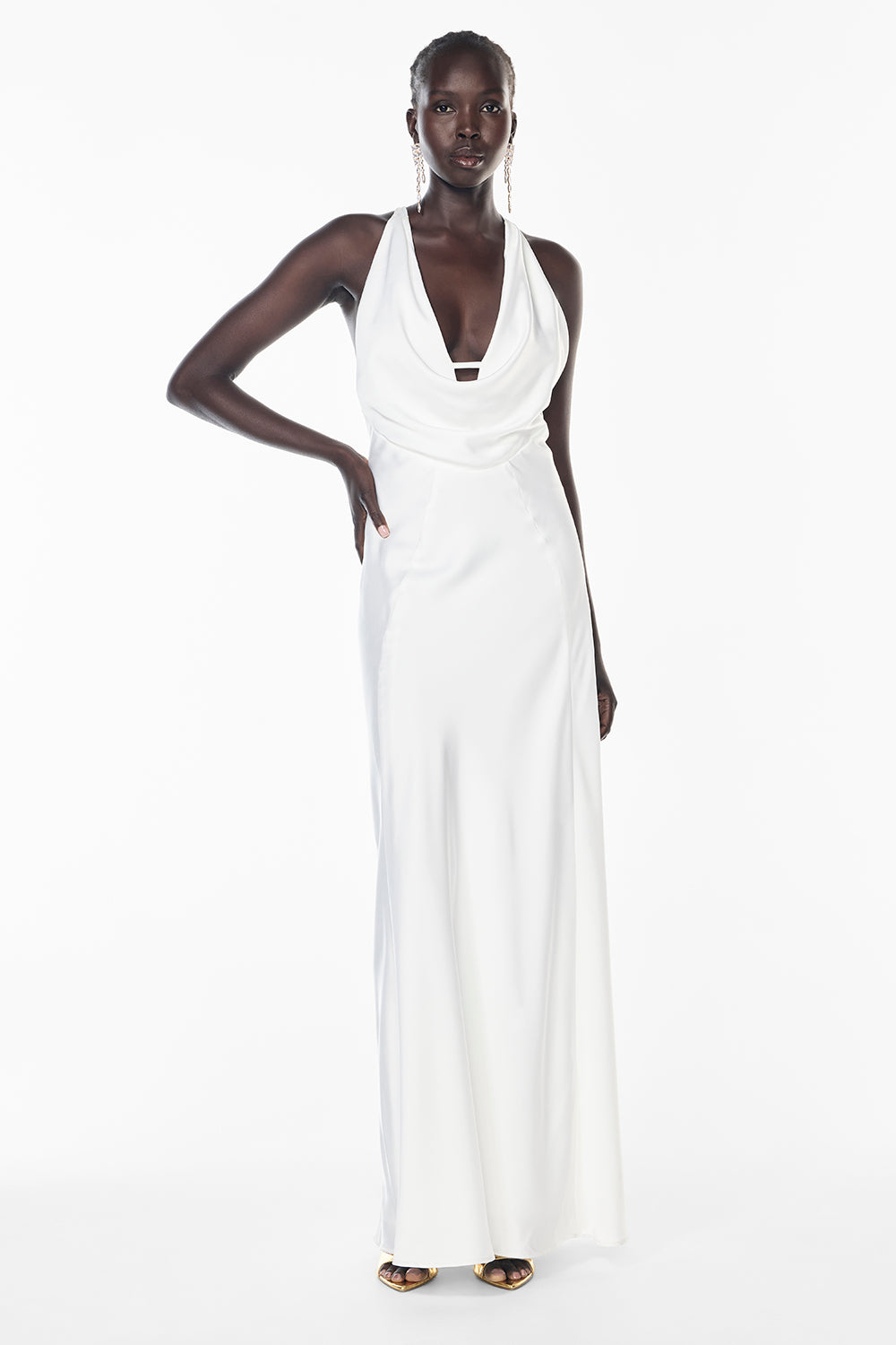 Charmed Cowl Slip Dress