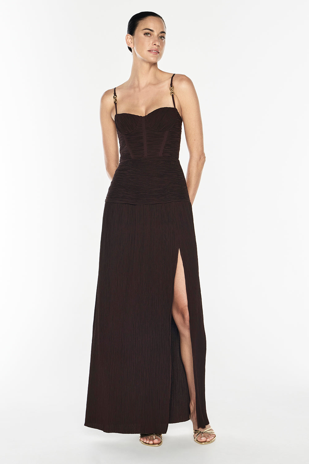Double Time Pleat Dress