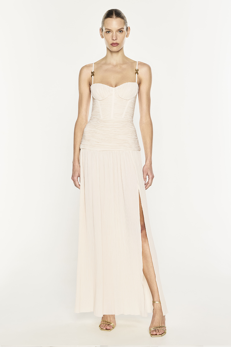 Double Time Pleat Dress