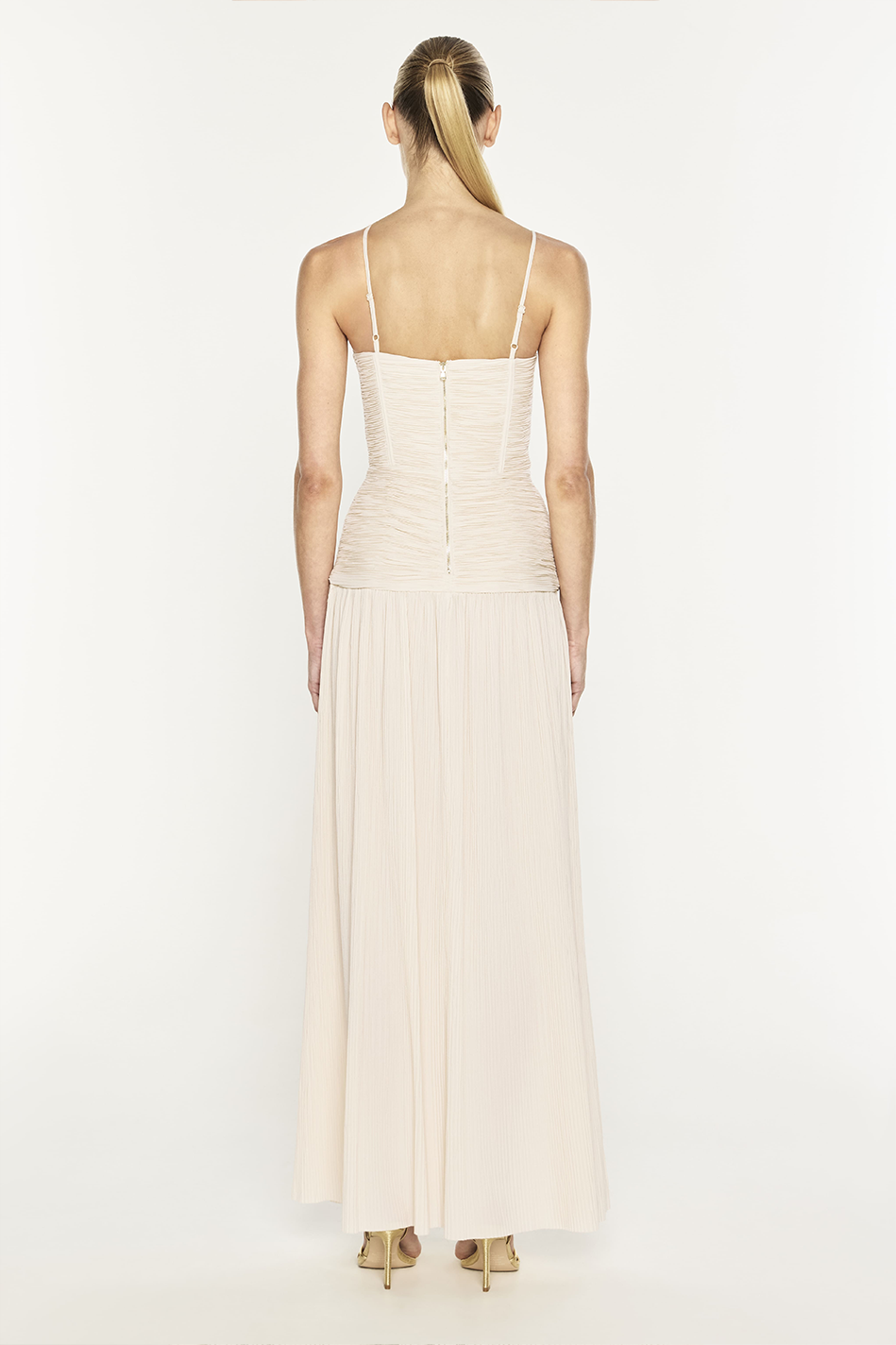 Double Time Pleat Dress