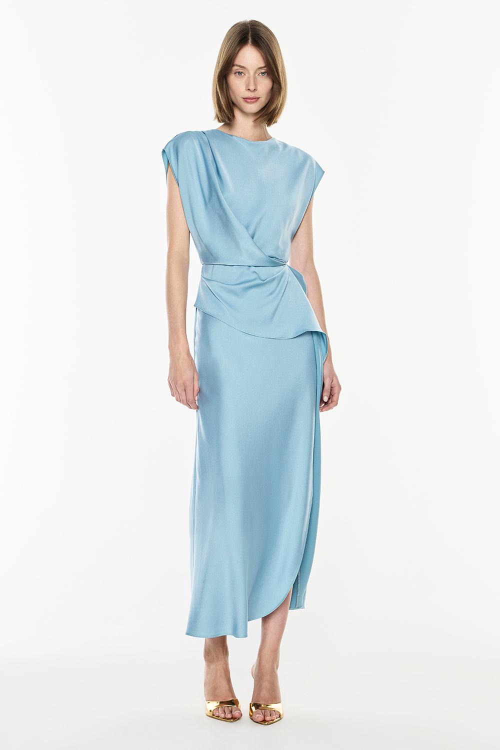 Fluid Notion Drape Dress