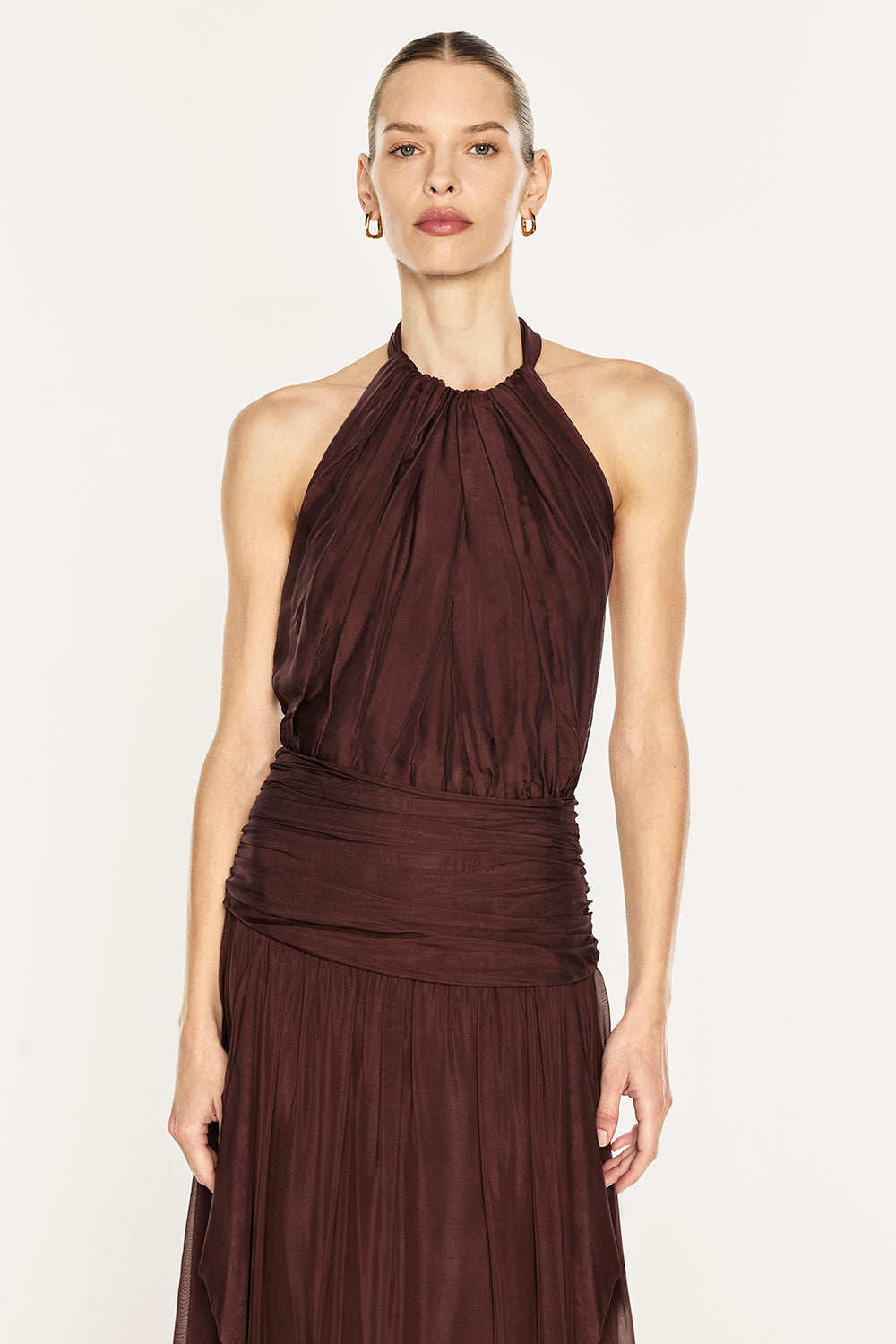 Untamed Allure Halter Dress