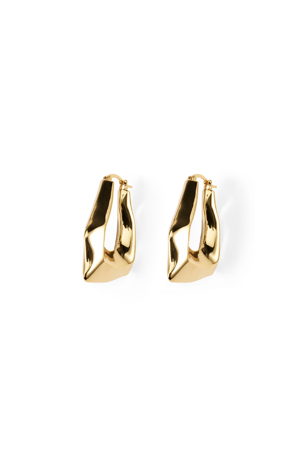 Angular Hoop Earrings