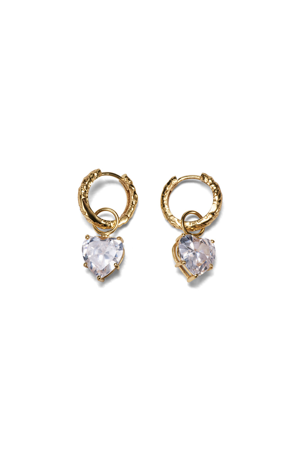 Diamante Heart Earring