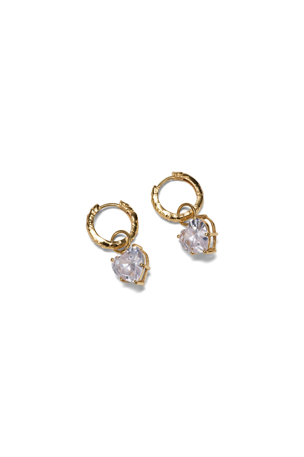 Diamante Heart Earring