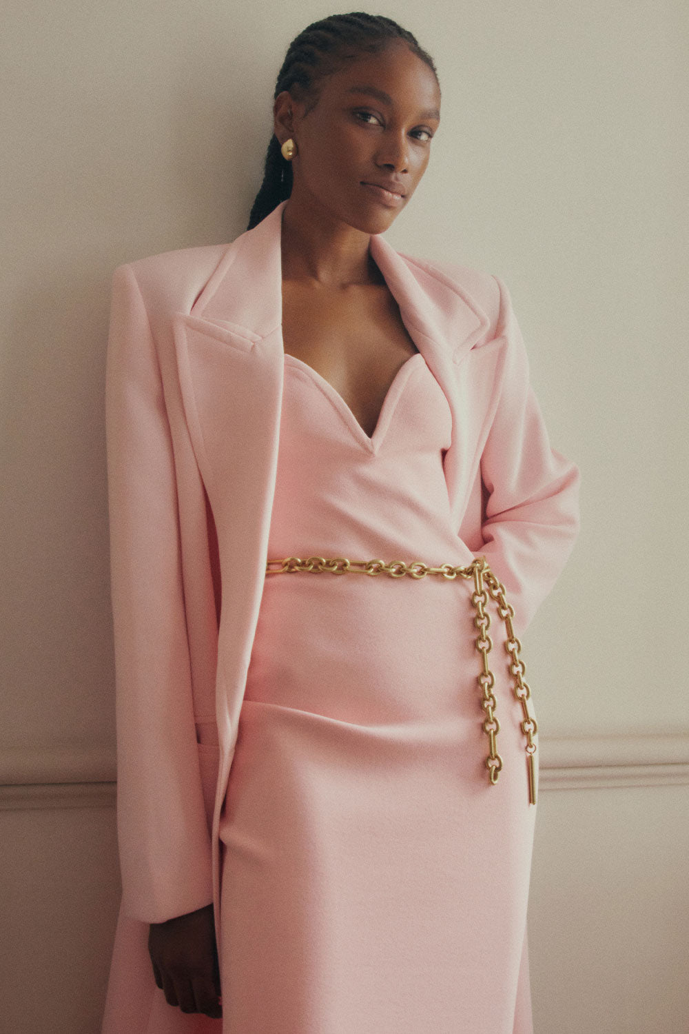 Gold Tone Chain Belt