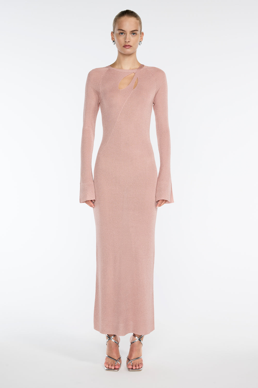 Shimmer pink dress sales