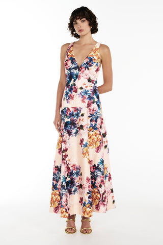 Scattered Flowers Sleeveless Dress