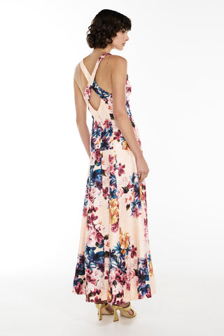 Scattered Flowers Sleeveless Dress