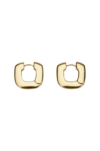 Medium Rectangular Hoop Earrings