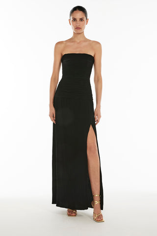 Double Time Pleat Strapless Dress MANNING CARTELL Double Time Pleat Strapless Dress MANNING CARTELL
