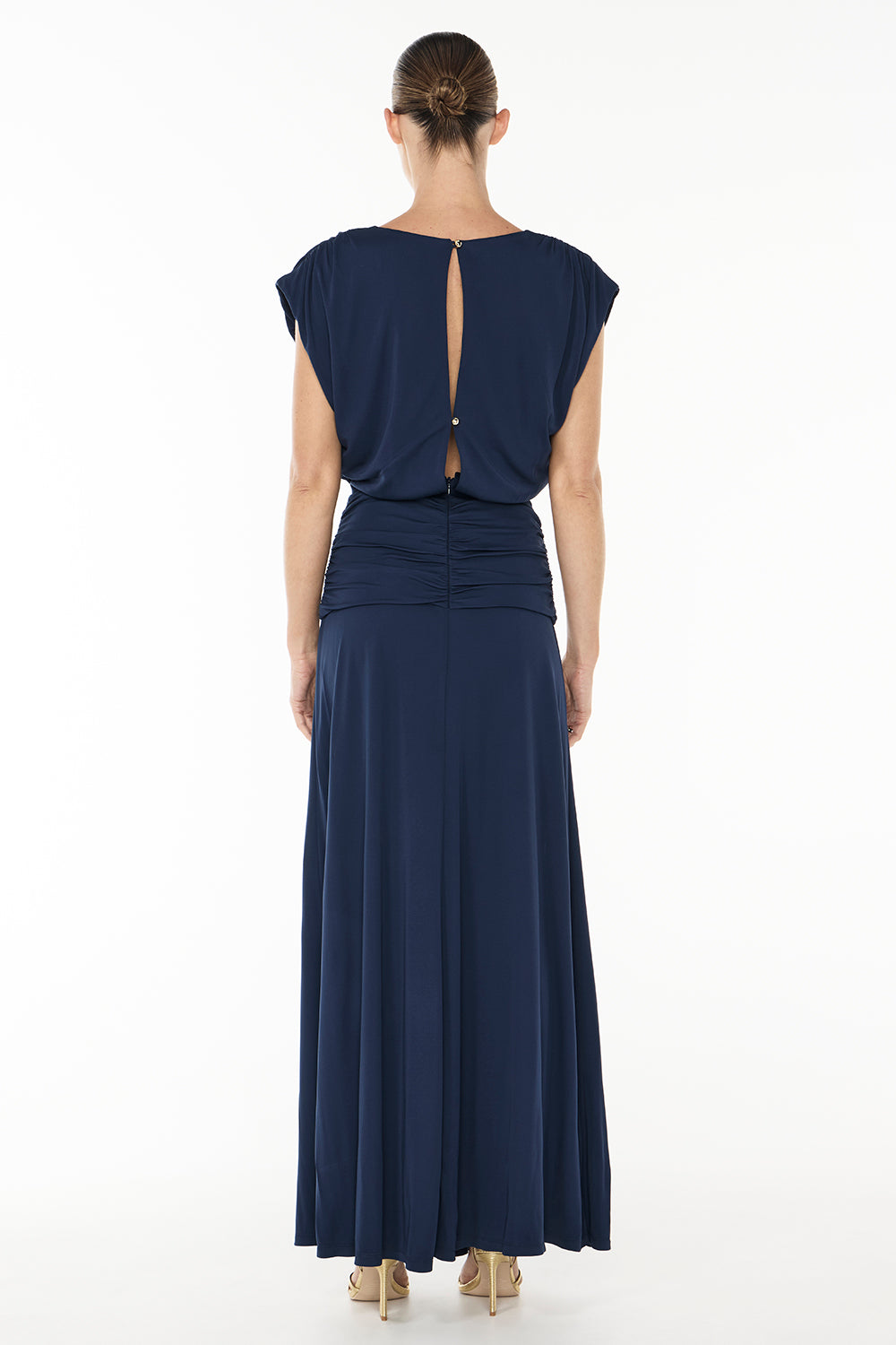 Marine Dream V Neck Dress
