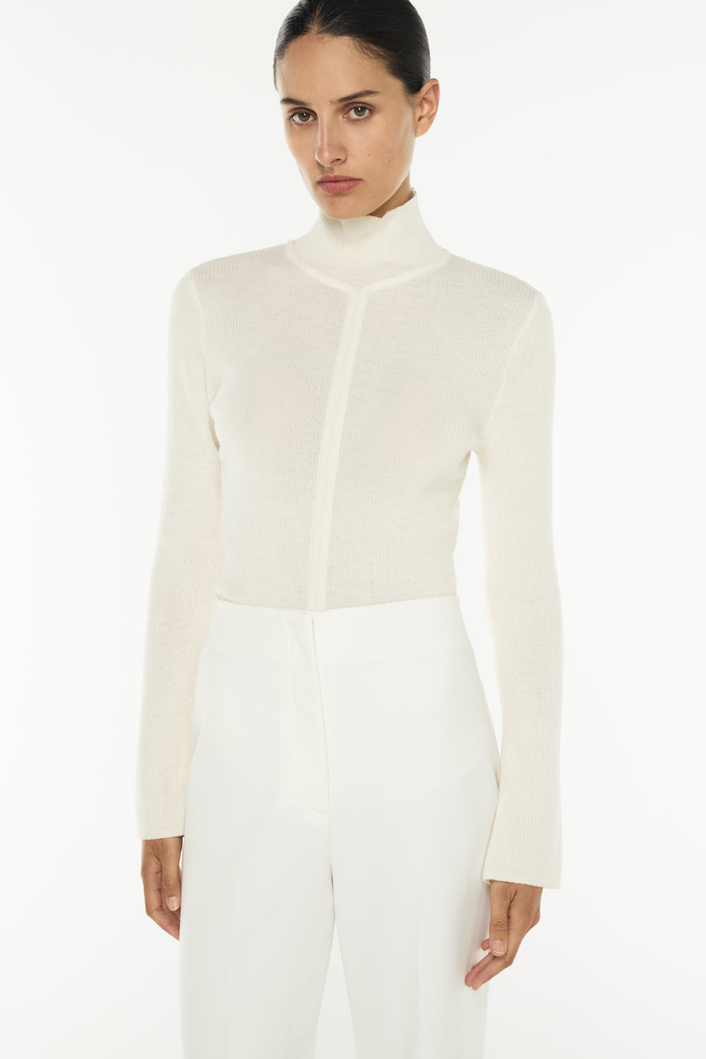 Lines Of Distinction Knit Top