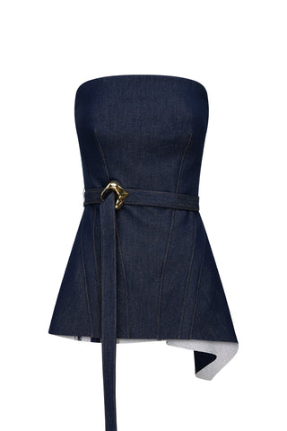 Young Hearts Denim Bustier