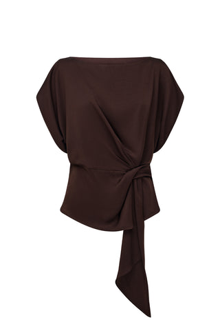 Glossed Over Drape Top