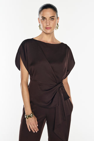 Glossed Over Drape Top