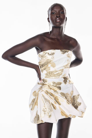 Paved With Gold Bubble Dress