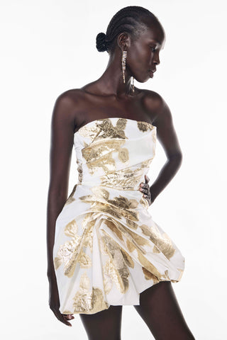 Paved With Gold Bubble Dress