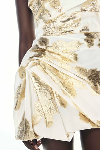 Paved With Gold Bubble Dress