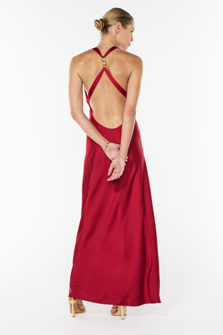 Charmed Cowl Slip Dress