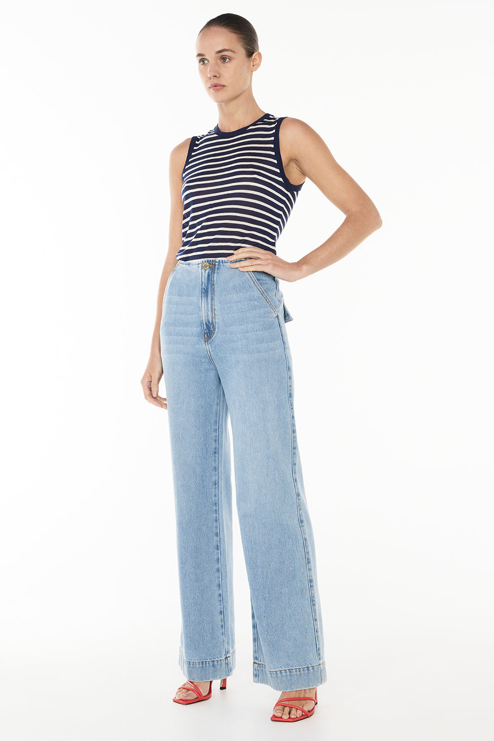 Breton Stripe Knit Top