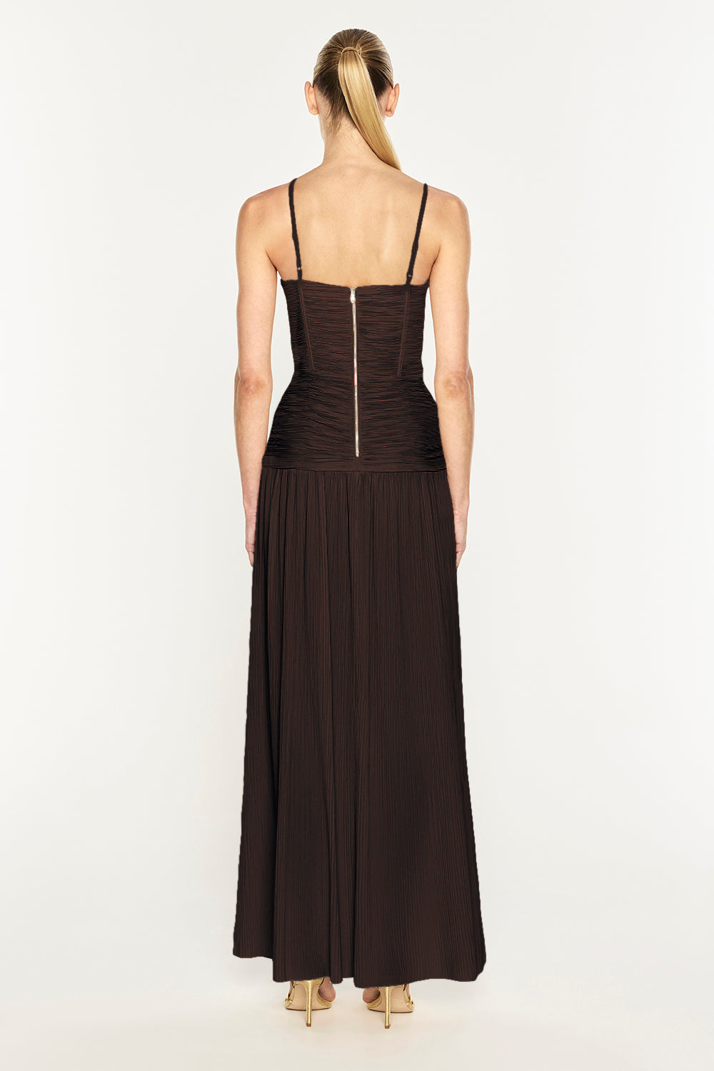 Double Time Pleat Dress