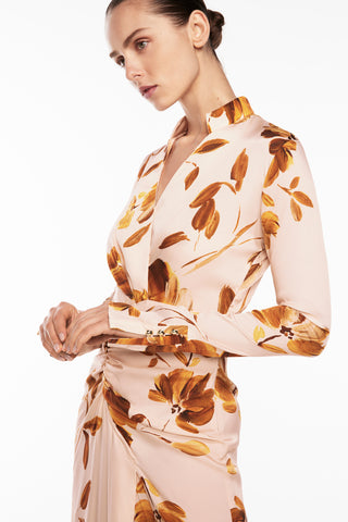 Marigold Floral L/s Dress