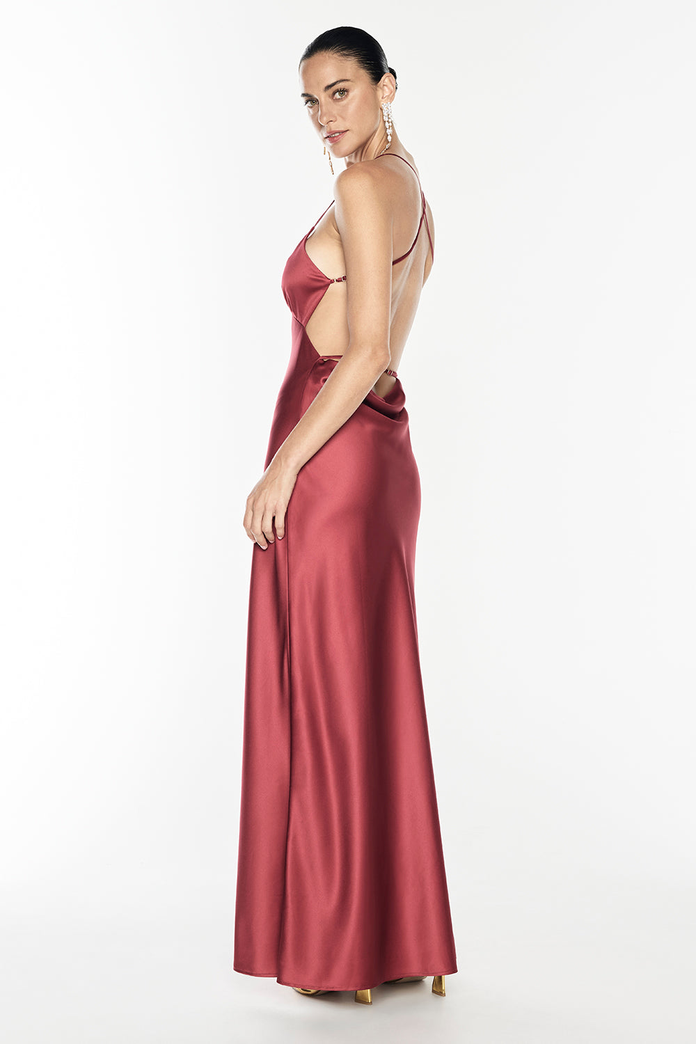 red manning cartell dress Saturation Point Slip Dress