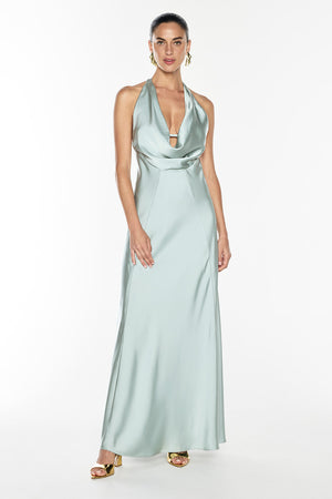 Charmed Cowl Slip Dress