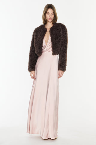 Charmed Cowl Slip Dress