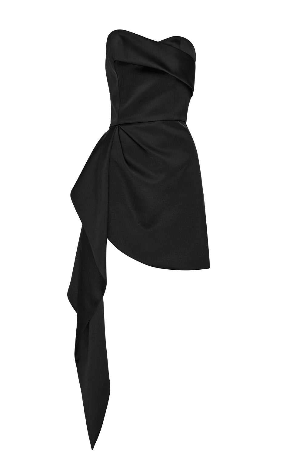 Night Moves Drape Mini Dress