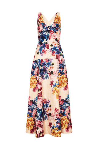 Scattered Flowers Sleeveless Dress