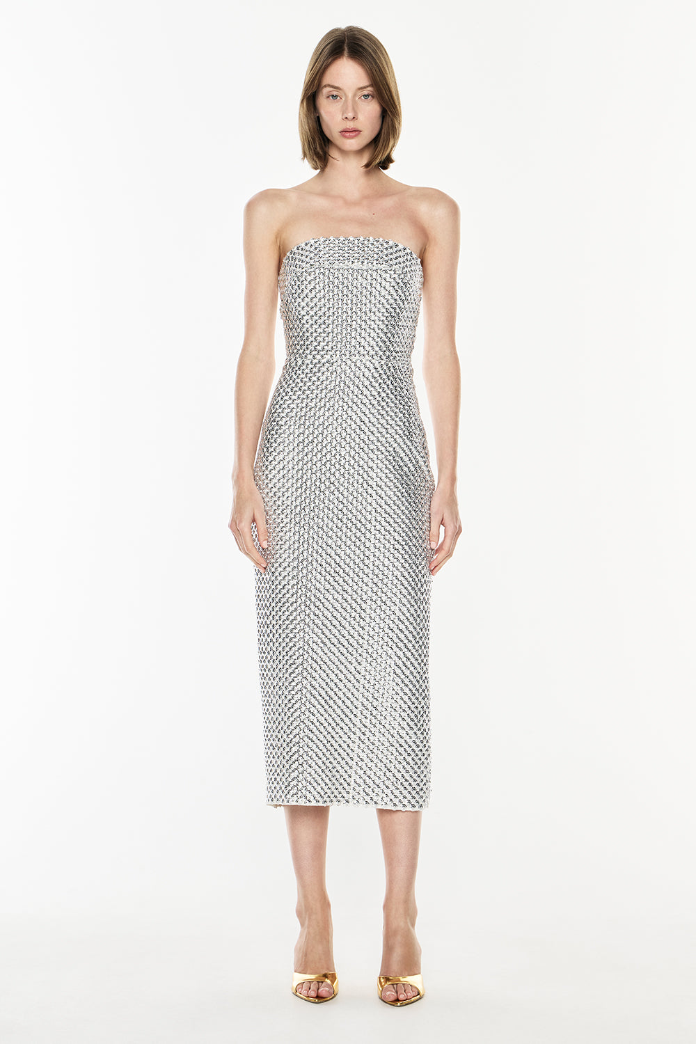 manning cartell black and white dress Opulent Scale Boyut:44 Norma Kamali Ribbon Sleeve This exquisite dress by AWIN_0