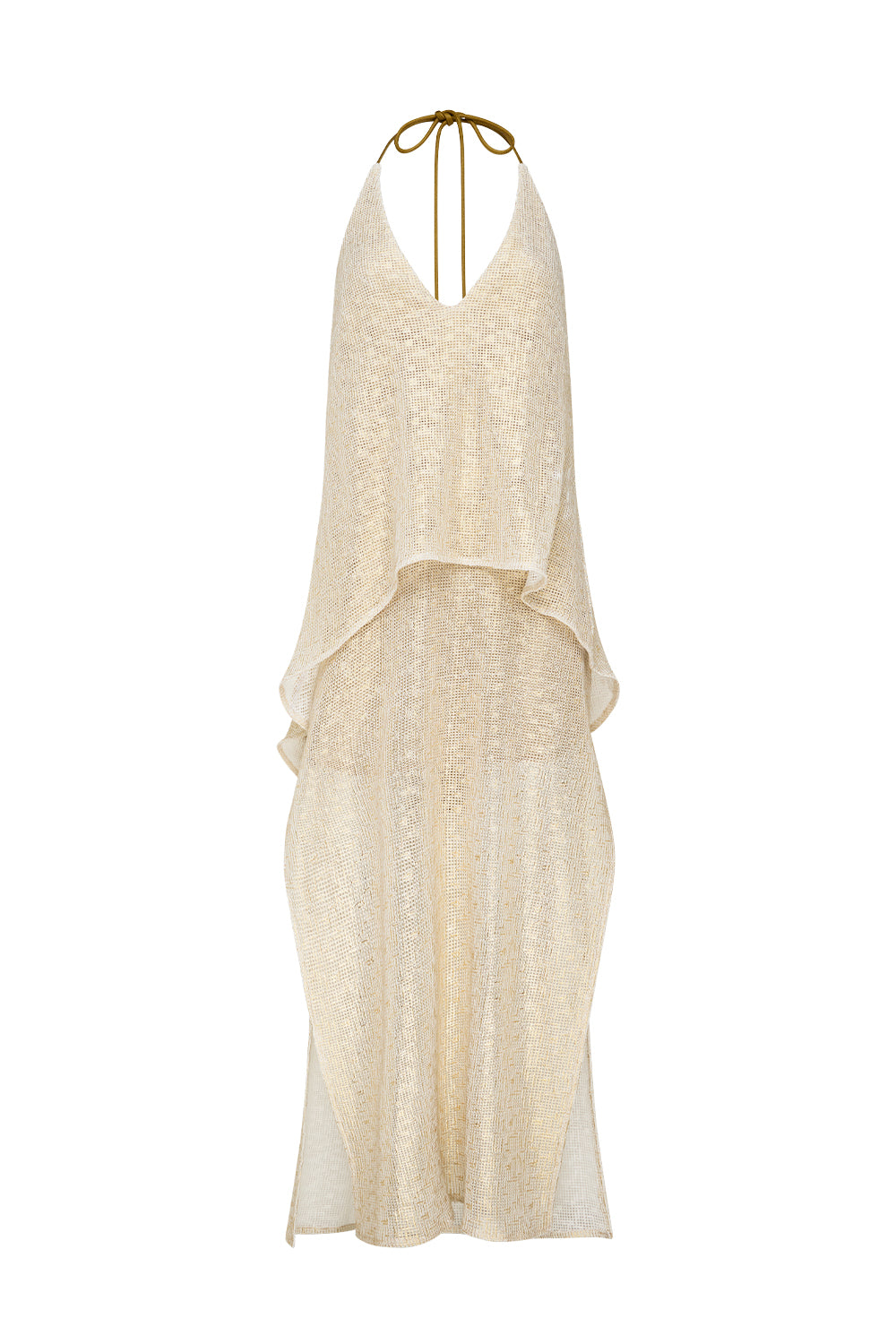 Illuminated Halter Dress – MANNING CARTELL