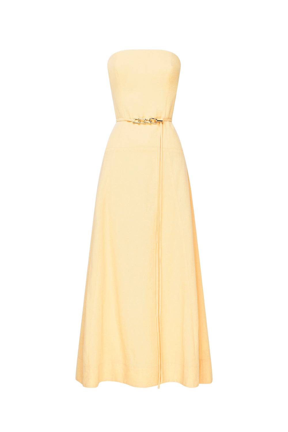 Chasing Sunsets Strapless Dress