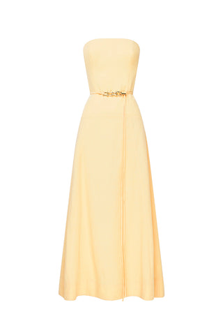 Chasing Sunsets Strapless Dress