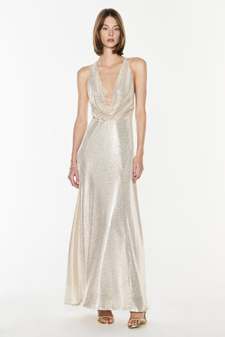 High Voltage Cowl Dress