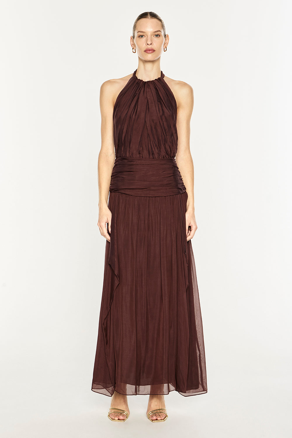 Untamed Allure Halter Dress