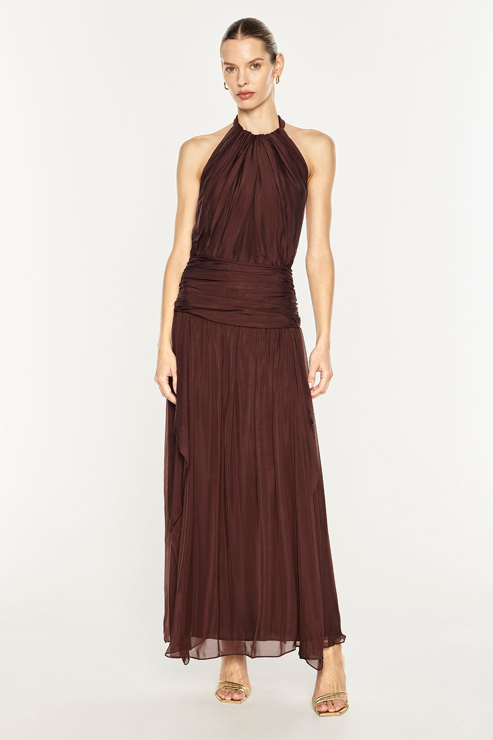 Untamed Allure Halter Dress