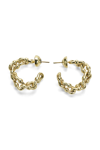 Chunky Chain Hoop Earrings