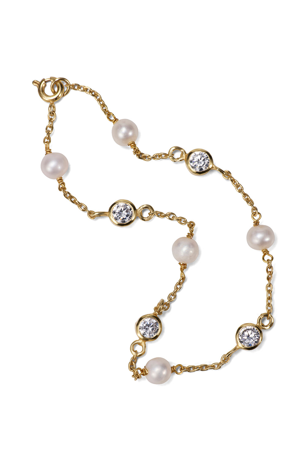 Pearl & Diamante Bracelet