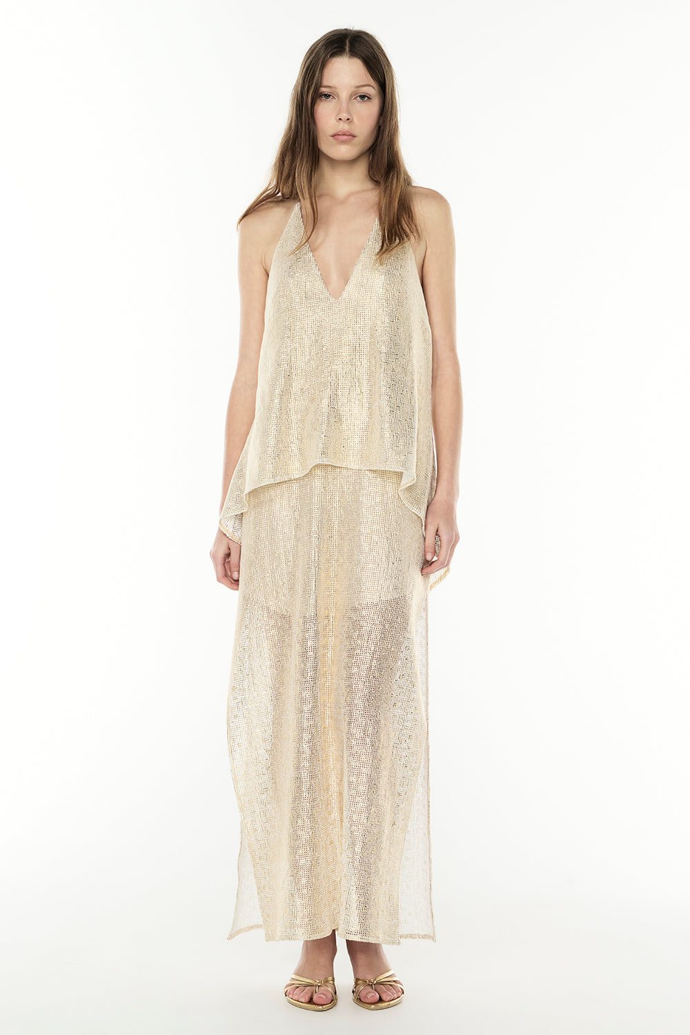 Illuminated Halter Dress