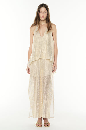 Illuminated Halter Dress