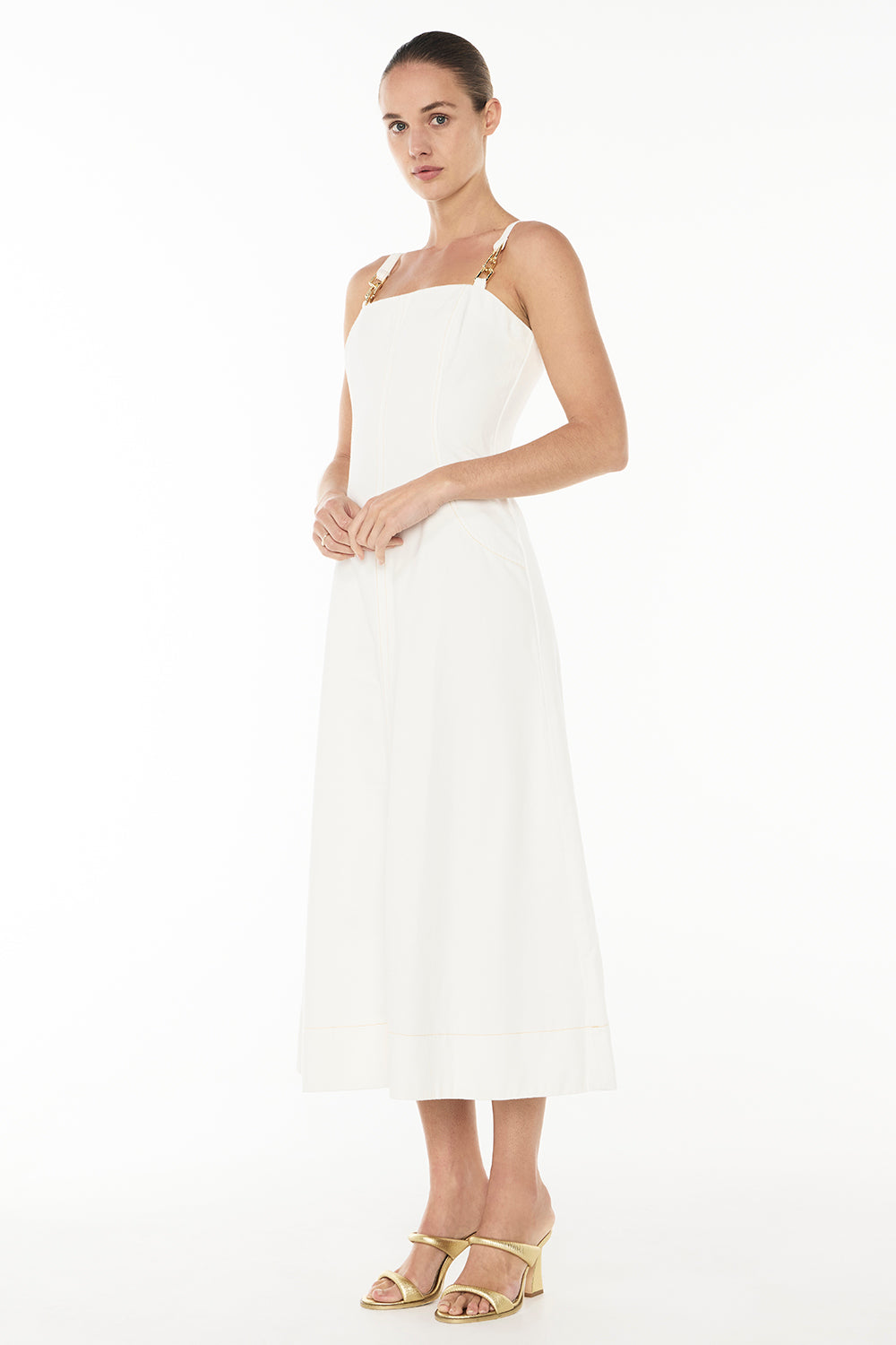 Cote Blanc Denim Dress