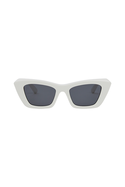 Adam Selman Le specs The Last Lolita White Cat Eye Sunglasses | eBay
