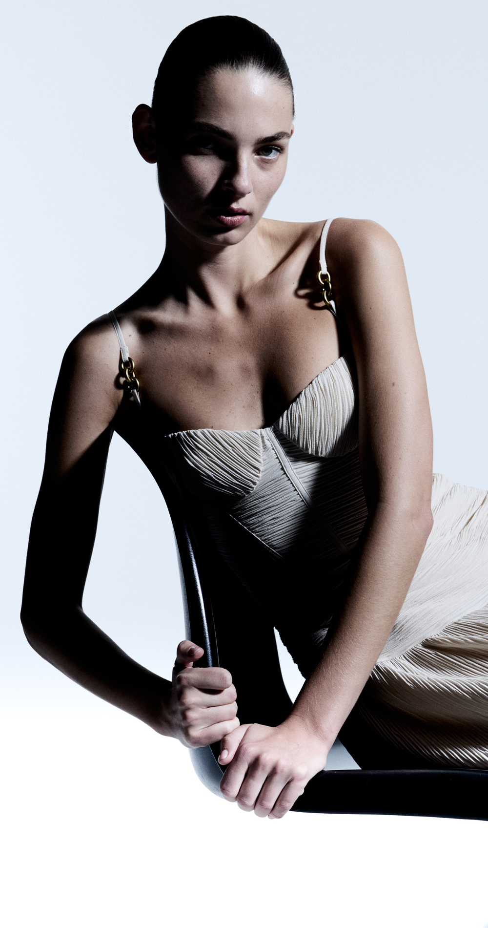 DOUBLE TIME PLEAT DRESS