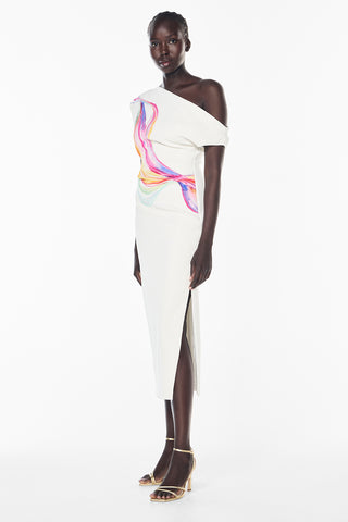 Vibrations Drape Dress